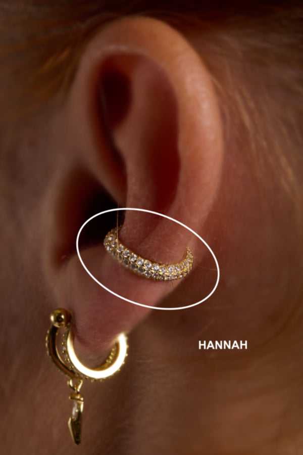 Earcuff Hannah gold