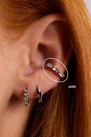 Earcuff Jane silver