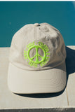 Casquette Peace cream